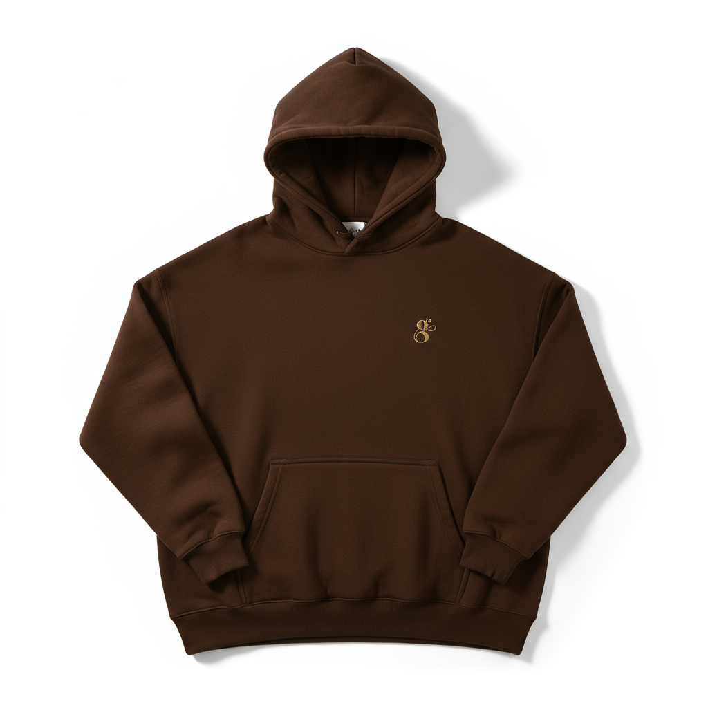 Premium Chocolate Brown Oversized Hoodie