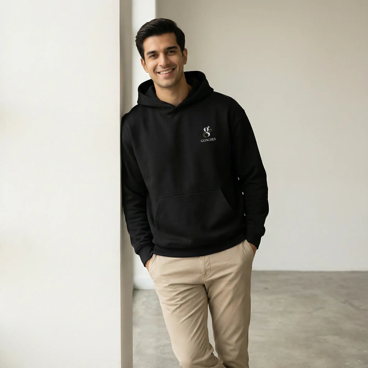 Black Premium Hoodie Pakistan | Oversized 350 GSM